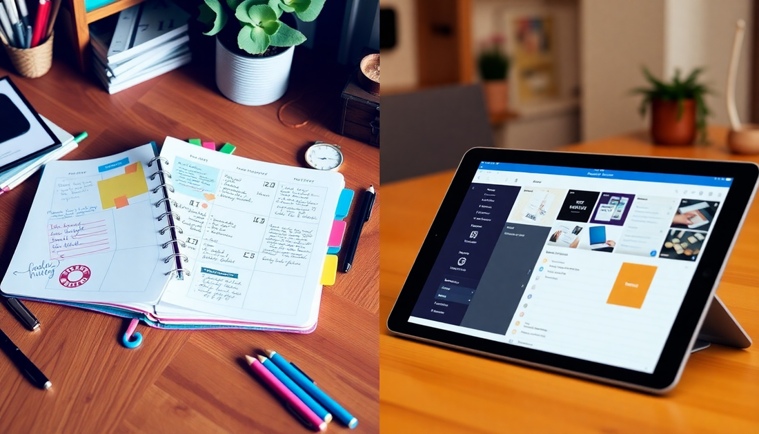 Printable vs. Digital Planner Templates: Which One is Right for You?