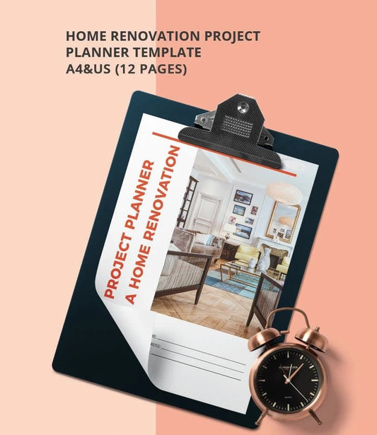 Free Home Renovation Project Planner Template