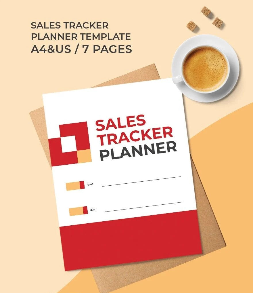 Free Sales Tracker Planner Template