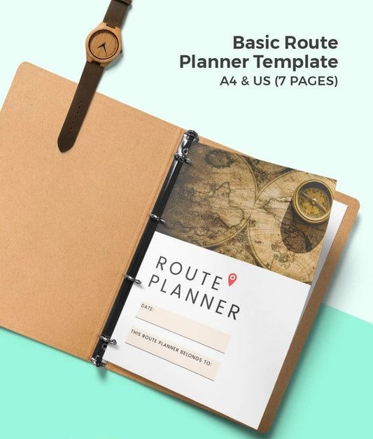 Free Basic Route Planner Template