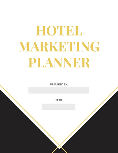 Free Hotel Marketing Planner Template