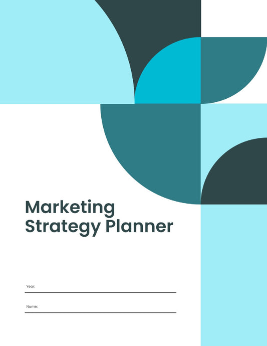 Free Marketing Strategy Planner Template