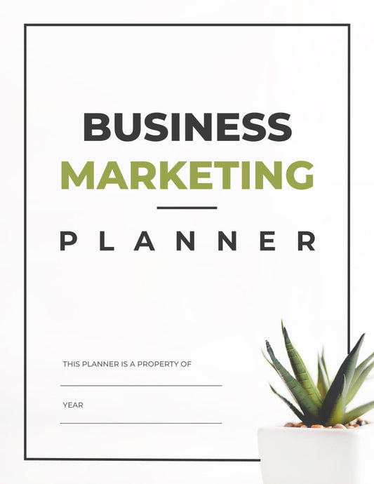 Free Etsy Marketing Planner Template