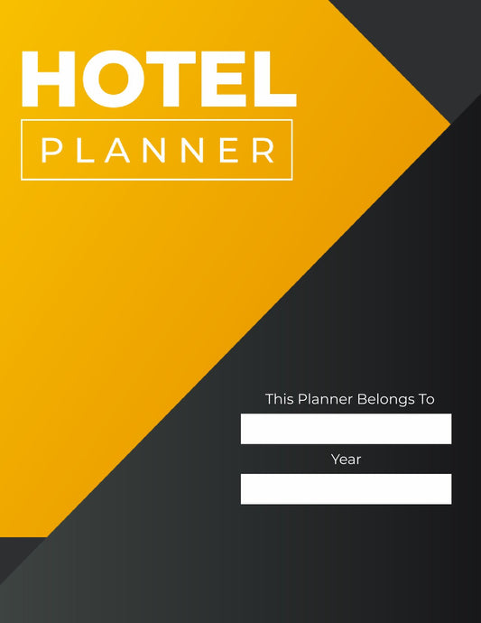 Free Sample Hotel Planner Template