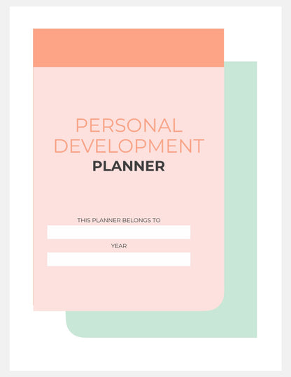 Free Personal Development Planner Template