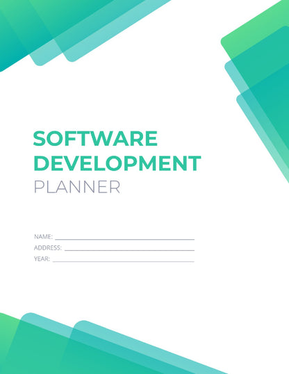 Free Software Development Planner Template