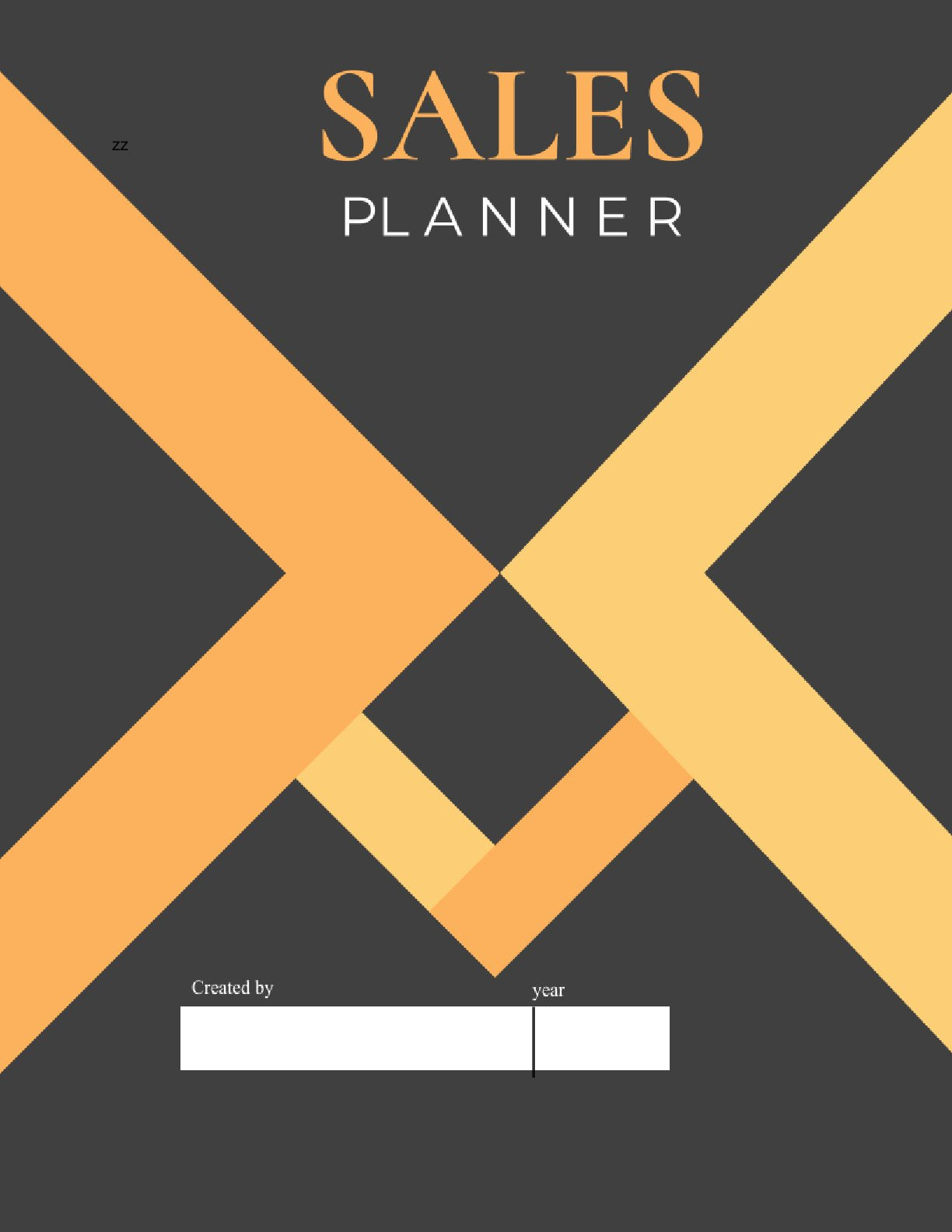 Free Sales and Leads Generation Planner Template