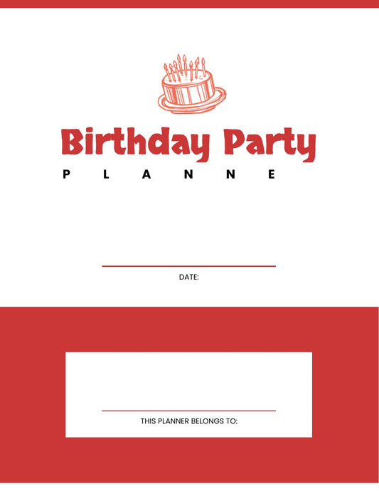 Free Birthday Party Planner Template