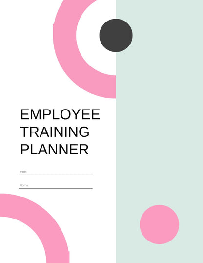 Free Employee Training Planner Template