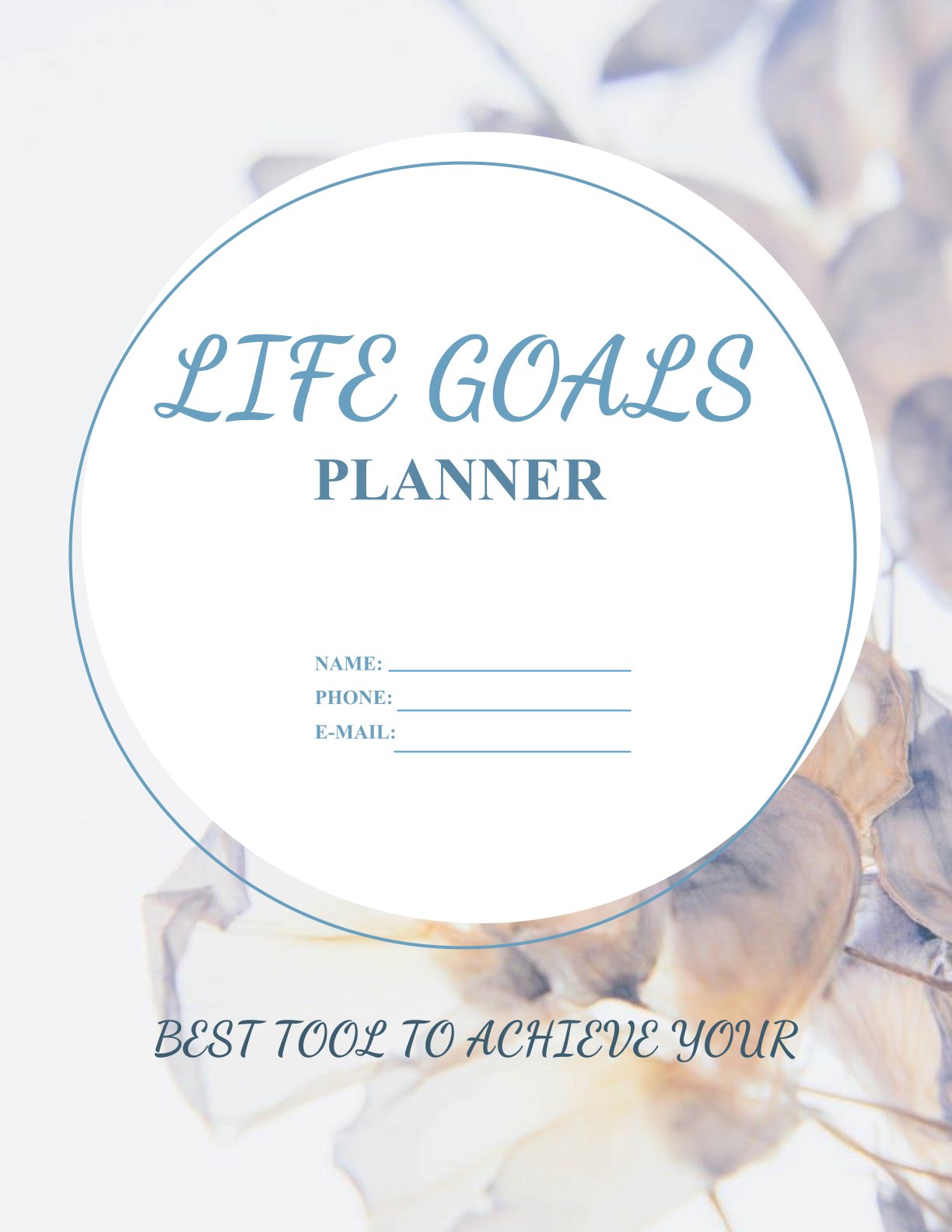 Free Goals Life Planner Template