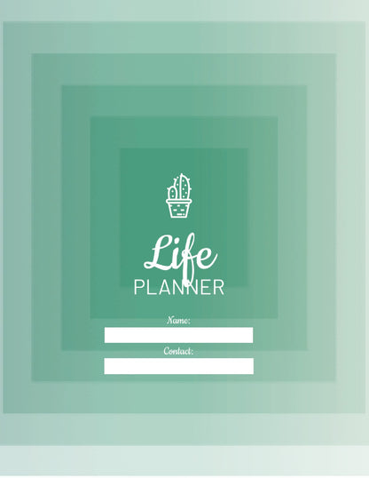 Free Life Planner Template