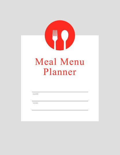 Free Meal Menu Planner Template