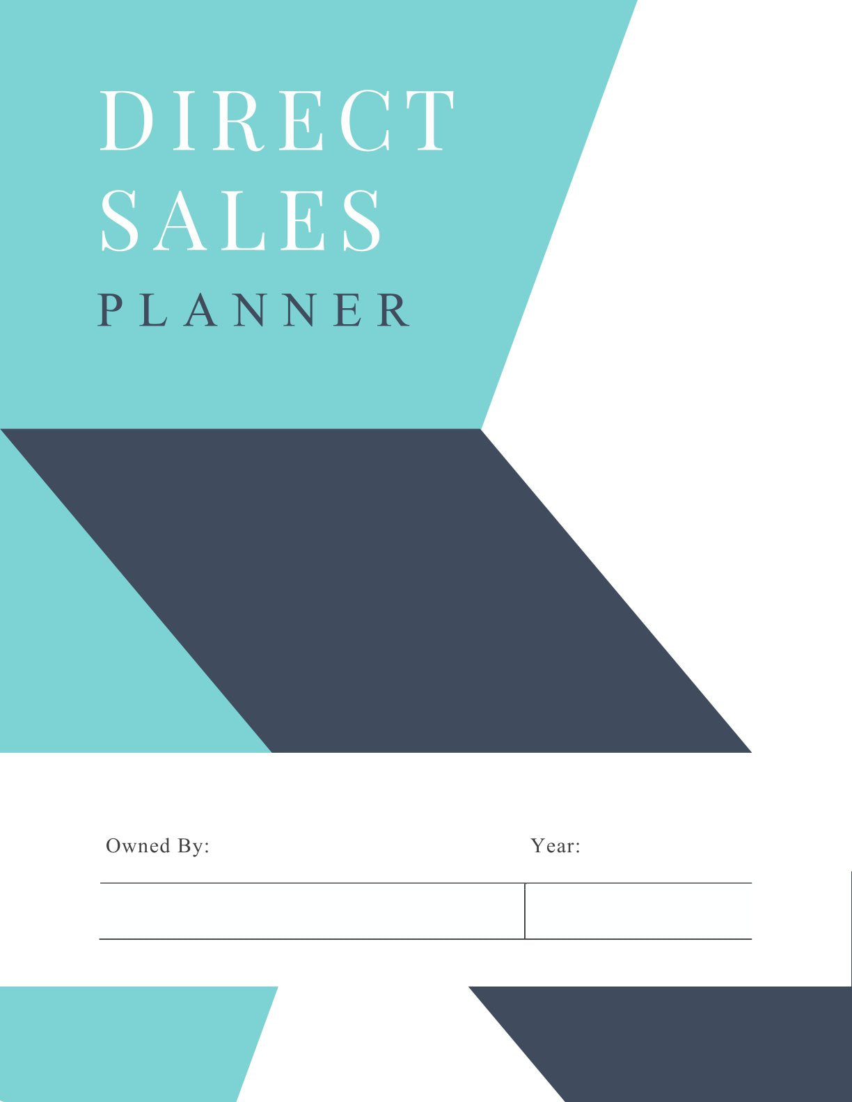 Free Direct Sales Business Planner Template