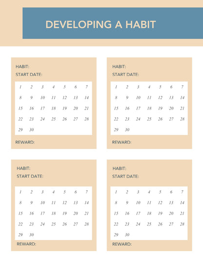 Free Goals Life Planner Template