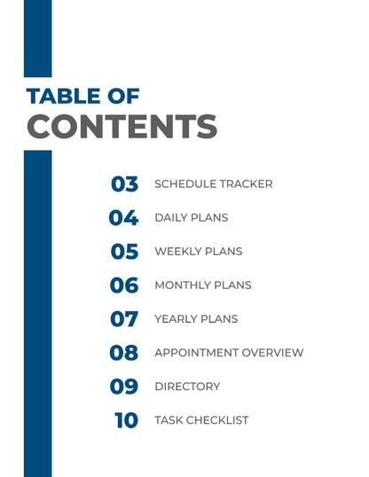 Free Printable Work Planner Template