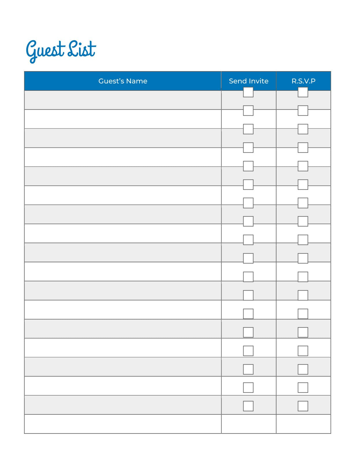 Free Dog Event Planner Template