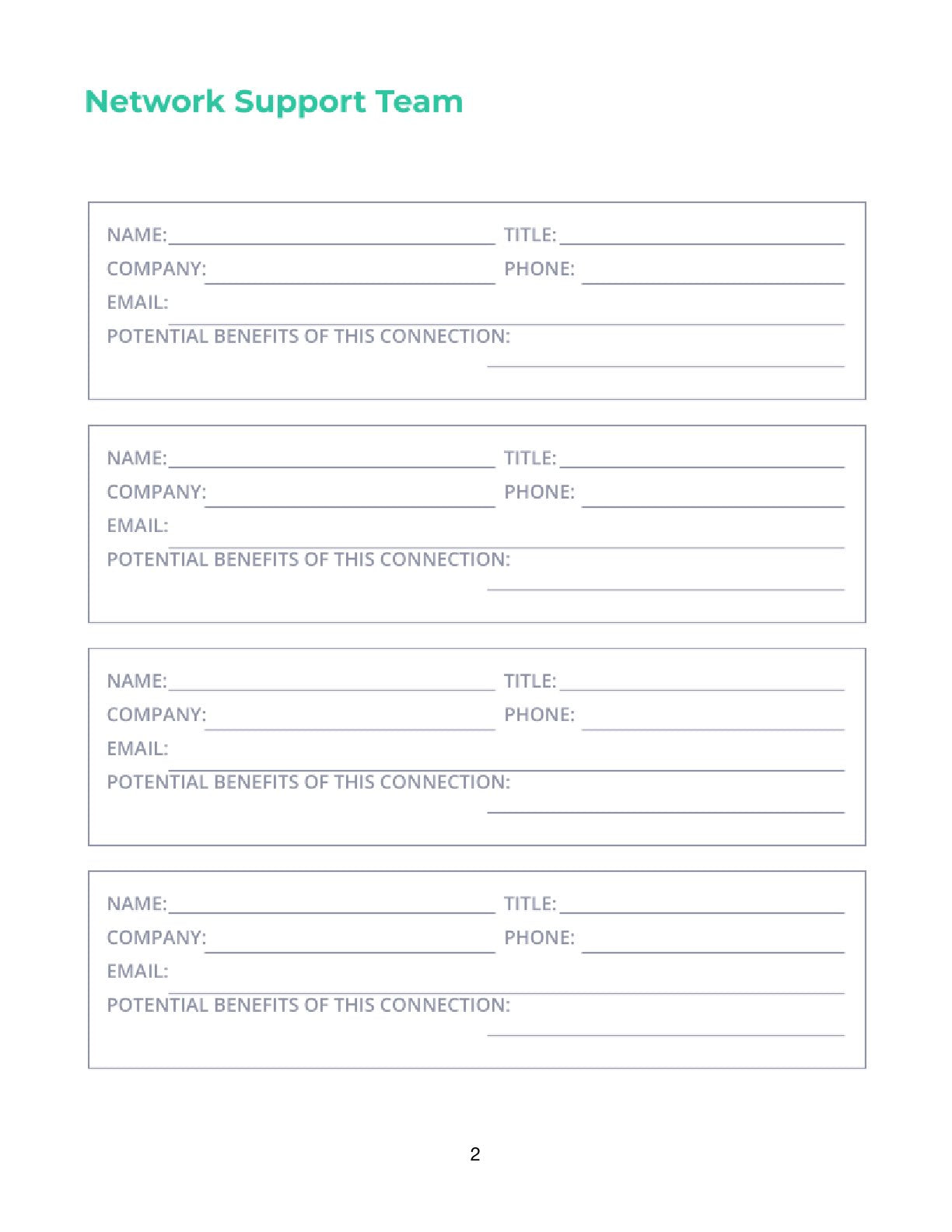 Free Software Development Planner Template