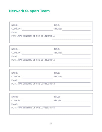 Free Software Development Planner Template