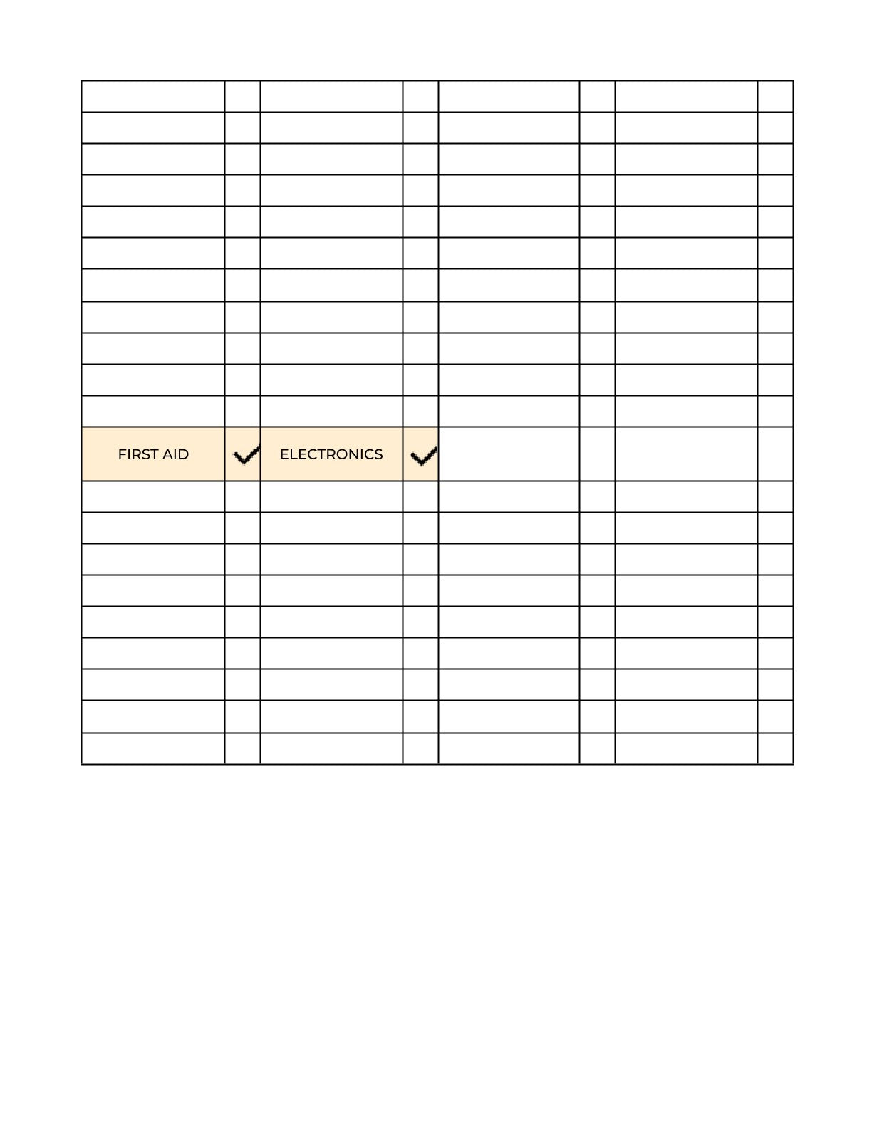 Free Vacation Itinerary Planner Template