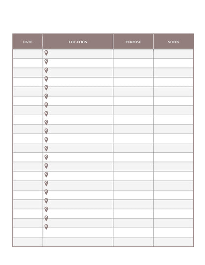 Free Delivery Route Planner Template