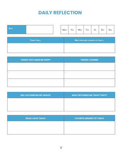 Free Mental Health Planner Template