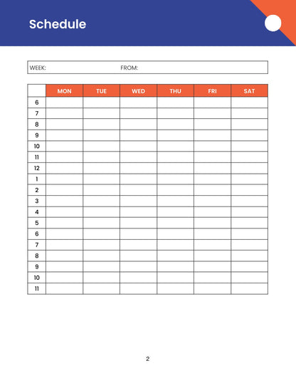 Free Modern Personal Planner Template