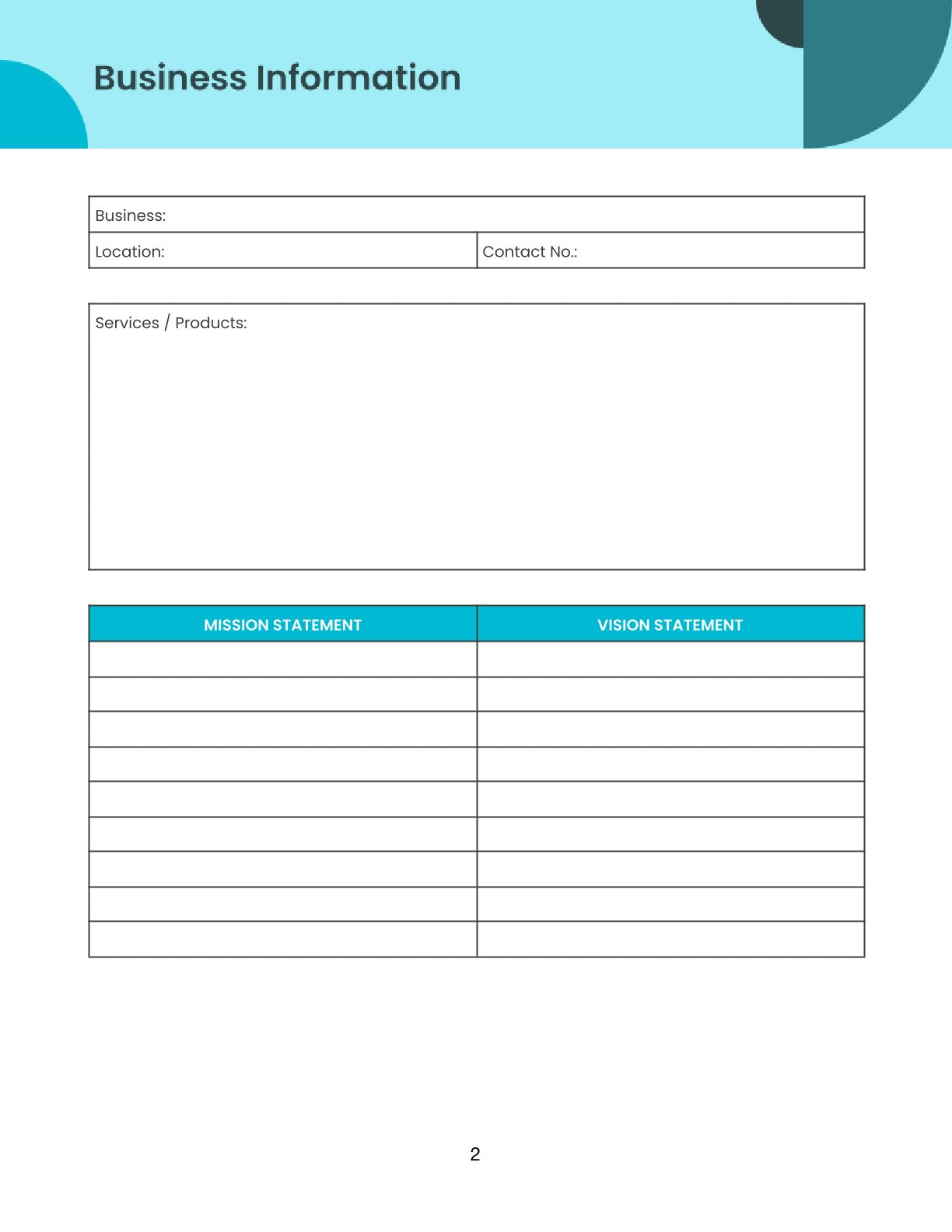 Free Marketing Strategy Planner Template