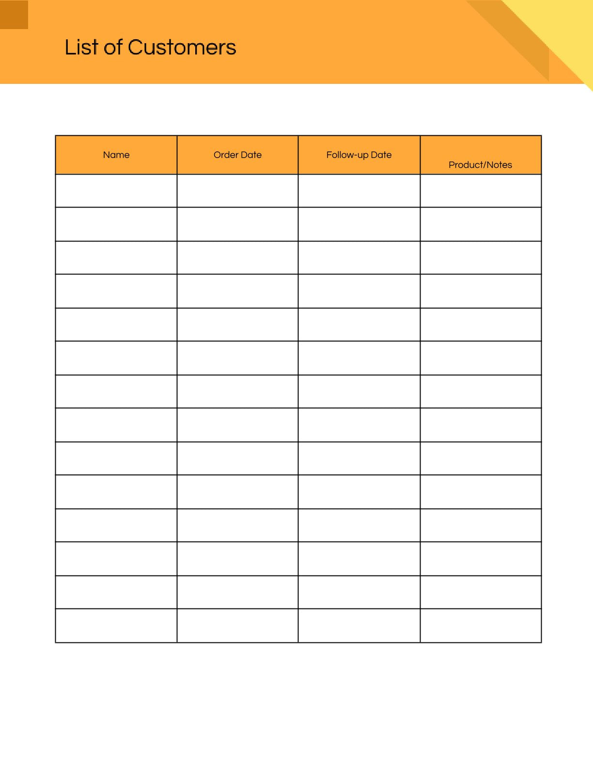 Free Weekly Sales Planner Template