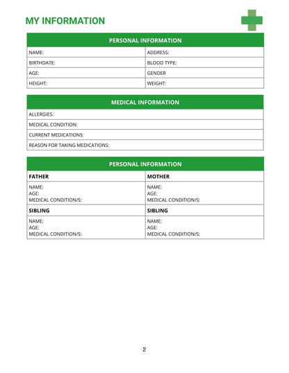 Free Medical Appointment Planner Template