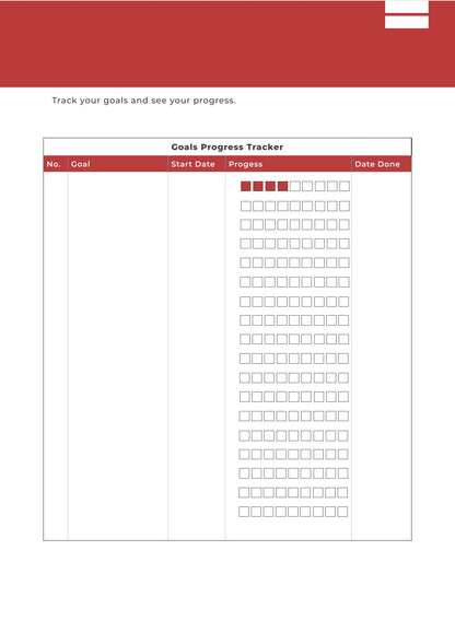 Free Training Planner template