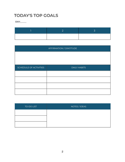 Free Network Marketing Planner Template