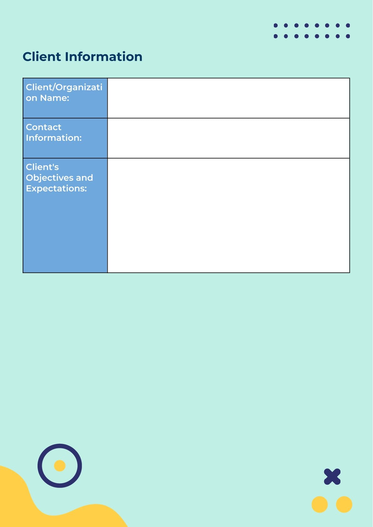 Free Event Planner Template