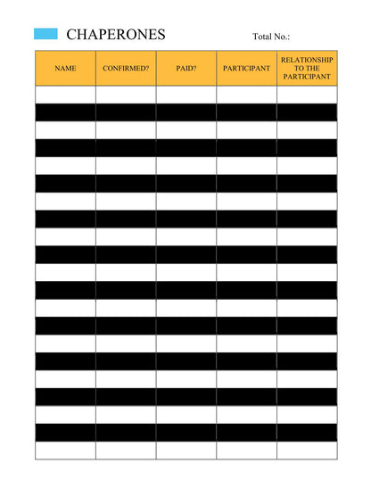 Free Field Trip Planner Template