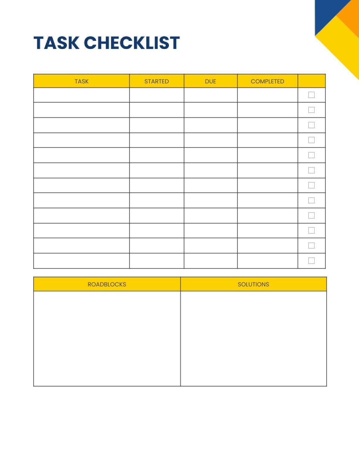 Free Sample Monthly Project Planner Template