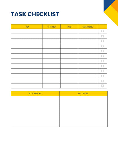 Free Sample Monthly Project Planner Template