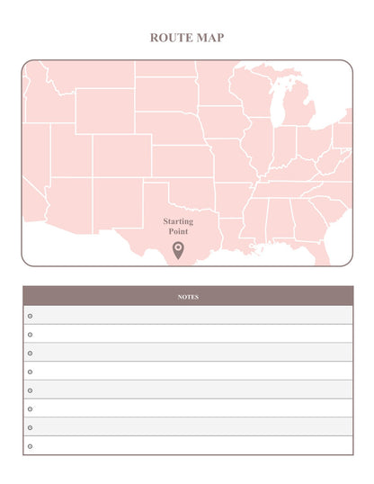 Free Delivery Route Planner Template