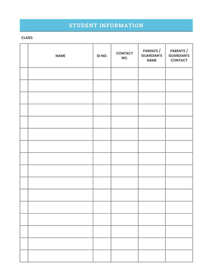 Free Digital Teacher Planner Template