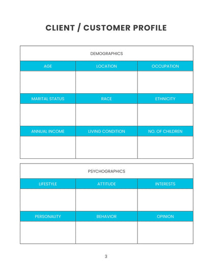 Free Weekly Marketing Planner Template