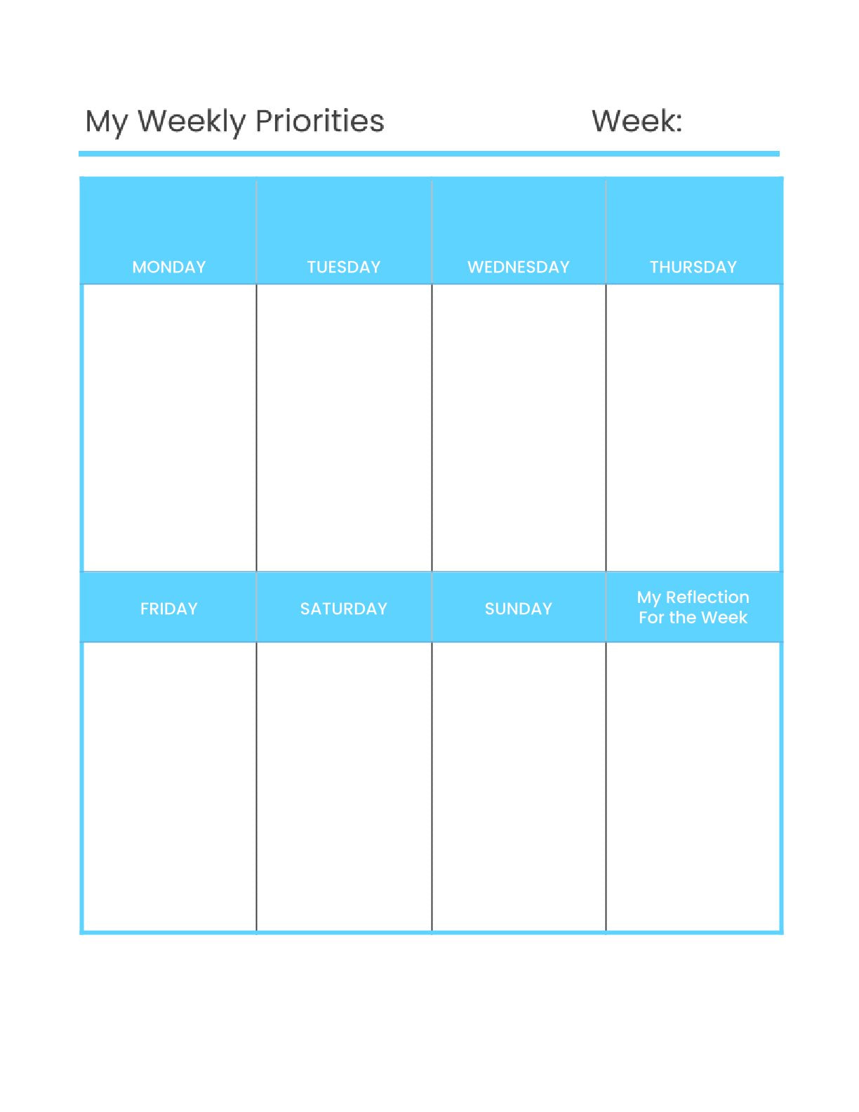 Free Mini Life Planner Template