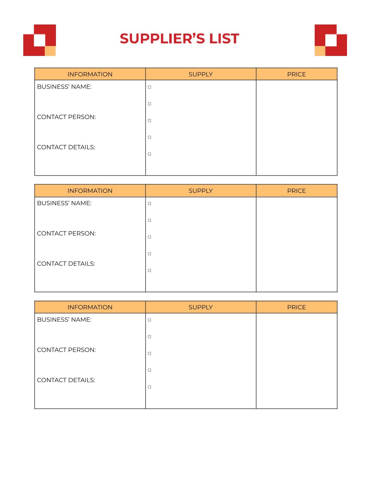 Free Sales Tracker Planner Template