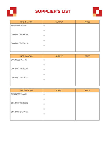 Free Sales Tracker Planner Template