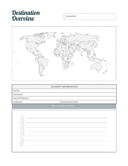 Free Route Planner Template