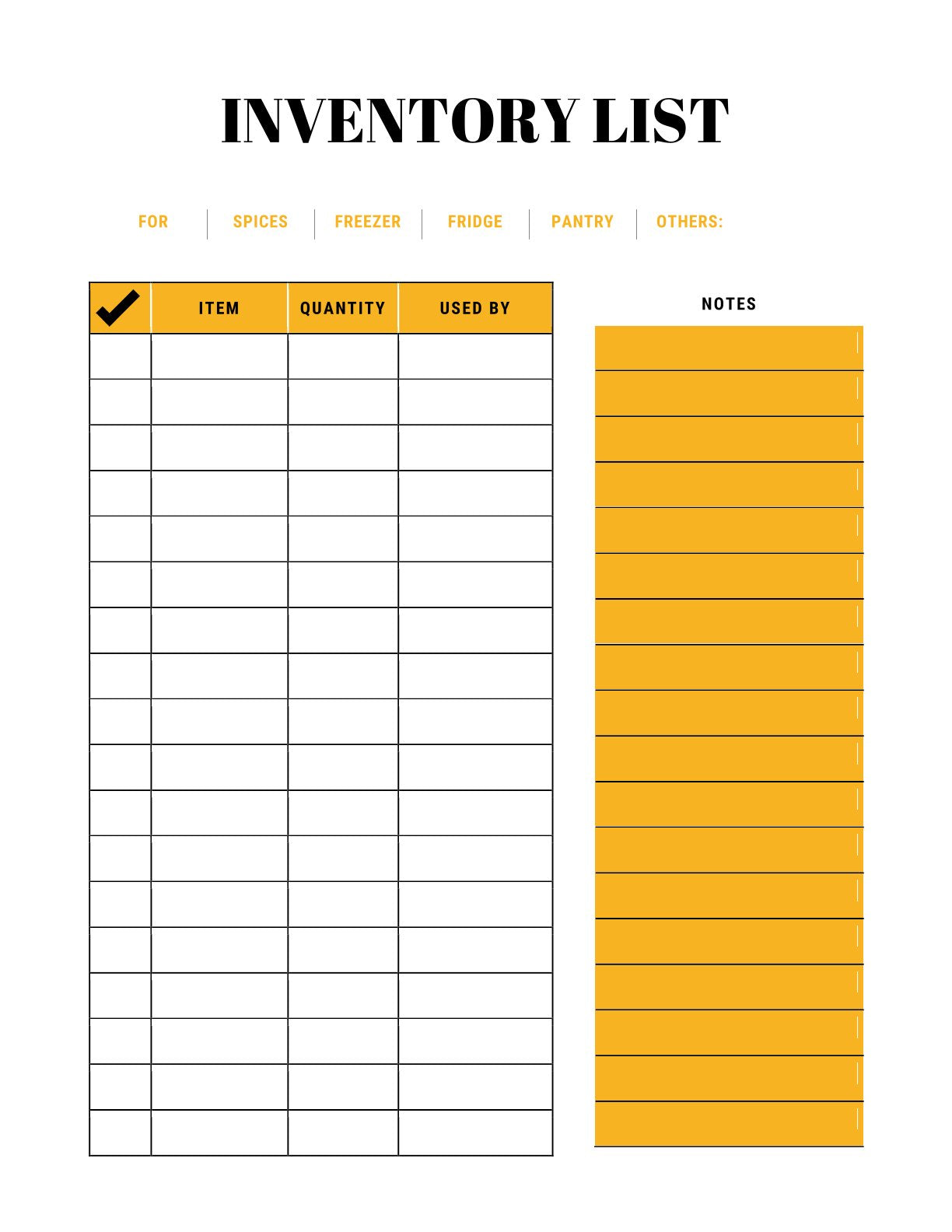 Free Monthly Meal Planner Template