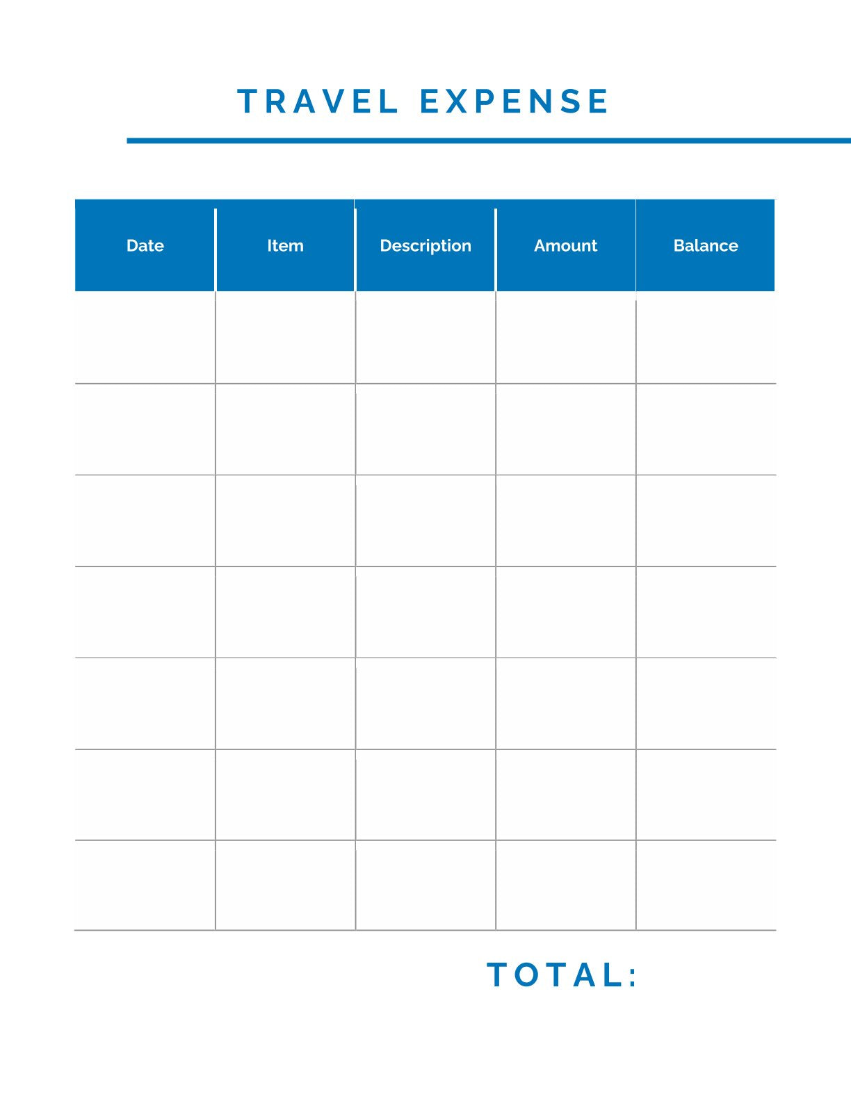 free Family Vacation Planner template