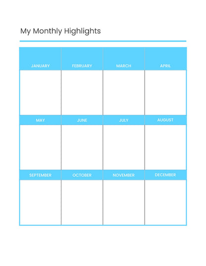 Free Mini Life Planner Template