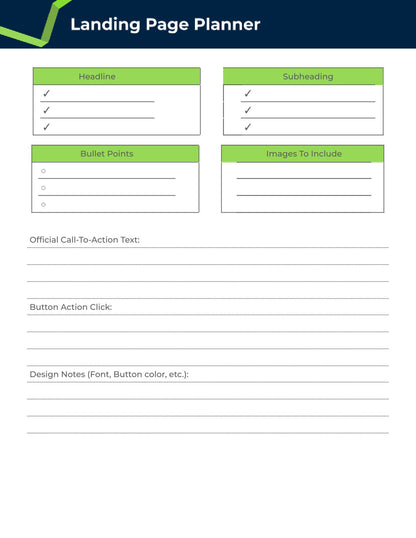 Free Sales Funnel Planner Template