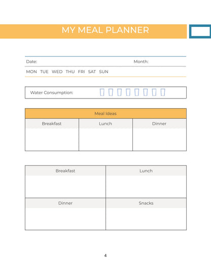 Free Digital Personal Planner Template