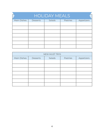 Free Holiday Story Planner Template