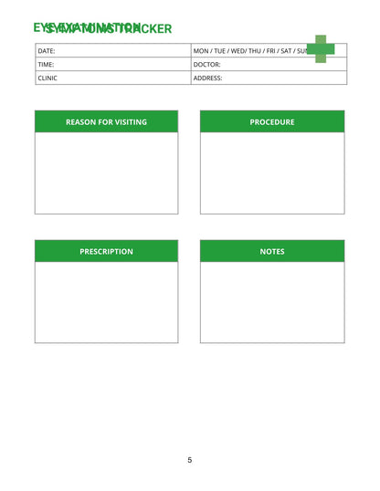 Free Medical Appointment Planner Template