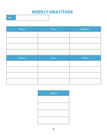 Free Mental Health Planner Template